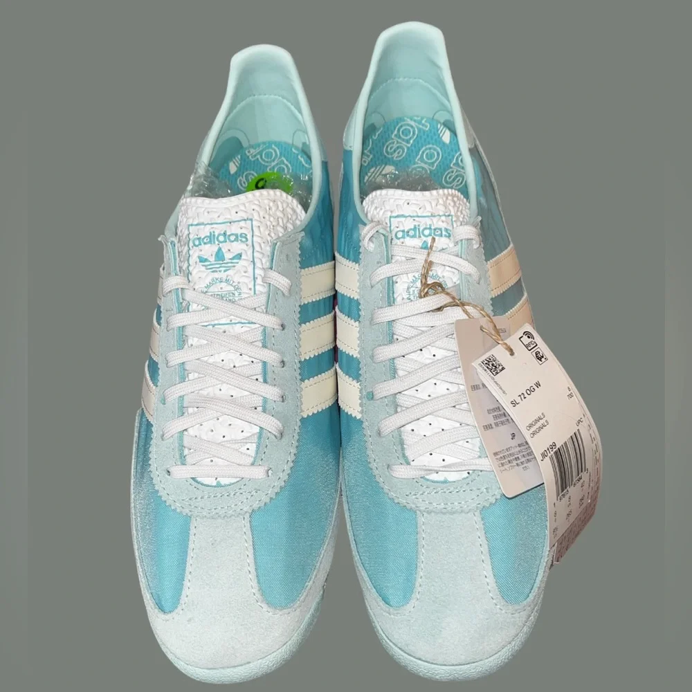 *new* Adidas Women's SL 72 Sneakers - Easy Mint - Picture 3 of 13